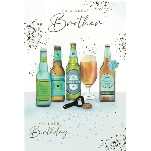 Picture of TO A GREAT BROTHER BIRTHDAY CARD